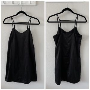 H&M velvet slip dress